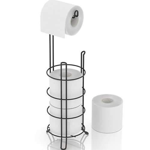 Rebrilliant Free Standing Toilet Roll Holder Wayfair.co.uk